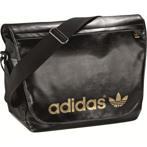 Sac AC MESSENGER Noir / Or pour 22