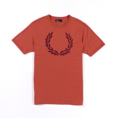 T-Shirt MARL RINGER Mineral Red pour 49