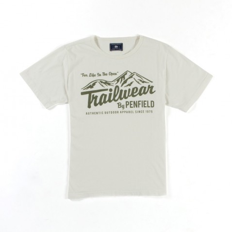 T-Shirt TRAILWEAR Vintage Blanc pour 48