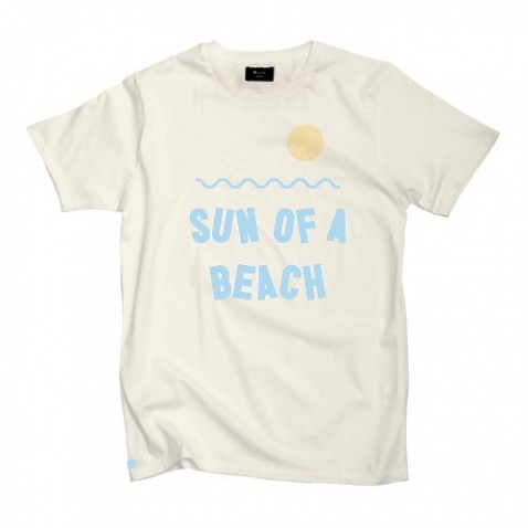 T-shirt SUN OF A BEACH Blanc pour 29