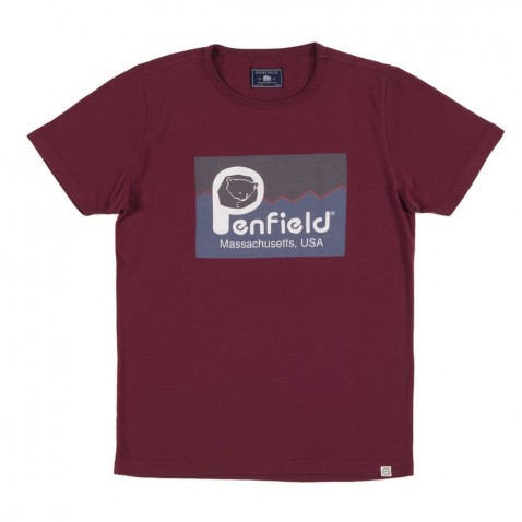 T-Shirt OG TEE Vintage Burgundy pour 45