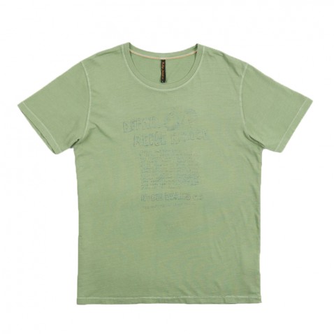 T-shirt ORGANIC HANDWRITING Olive pour 39