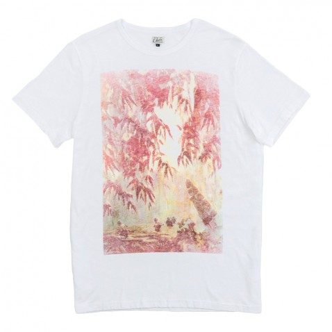 T-shirt JUNGLE JERSEY IRREGULAR White pour 45