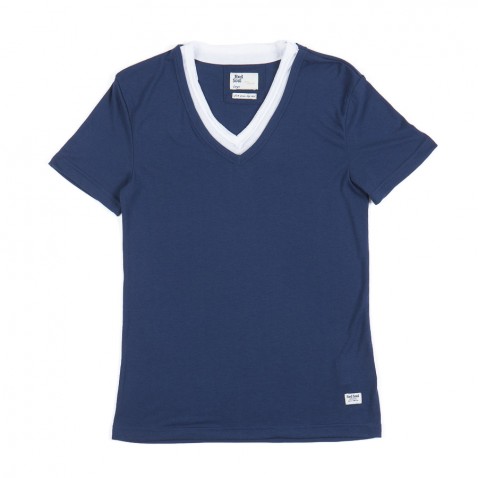 T-Shirt AITOR Navy white pour 24