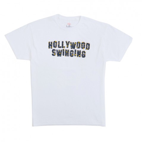 T-Shirt HOLLYWOOD SWINGING White pour 45