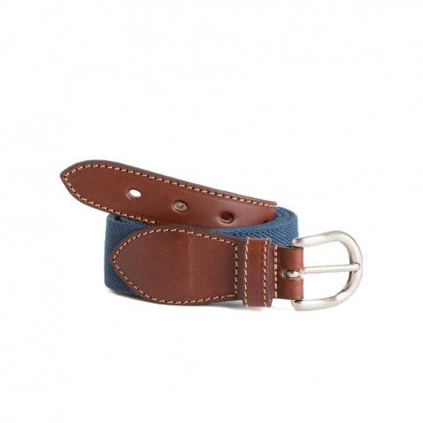 LA Panoplie - Ceinture COTON Bleu pour 49