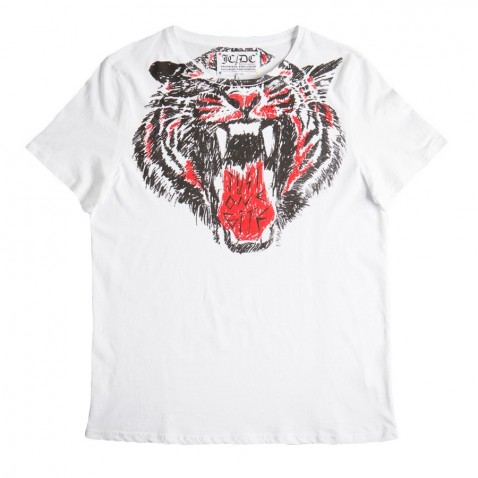 T-shirt TIGER Blanc pour 89