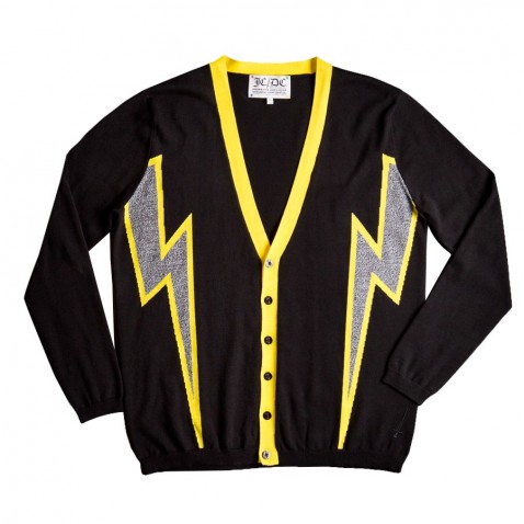 Cardigan CLAIR JAUNE Noir pour 215