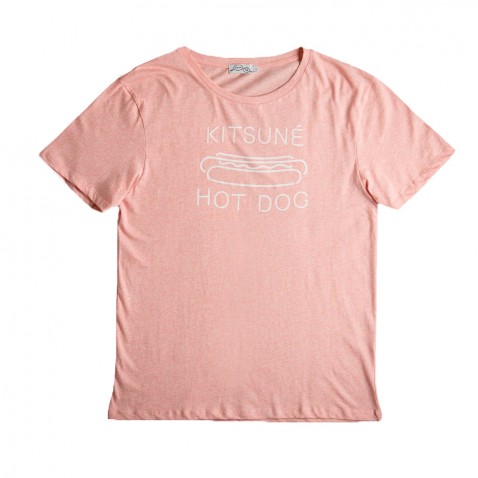 T-shirt HOT DOG Rose pour 60