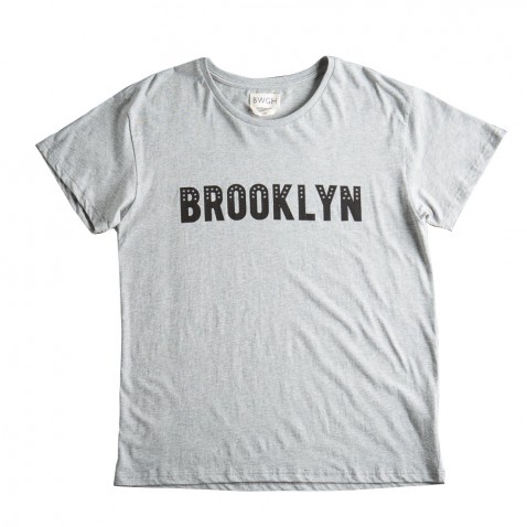 T-shirt BROOKLYN STARS Gris pour 45