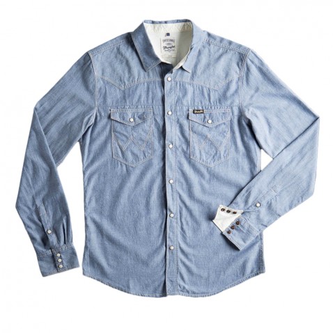 Chemise WEST REVIVAL Indigo pour 69