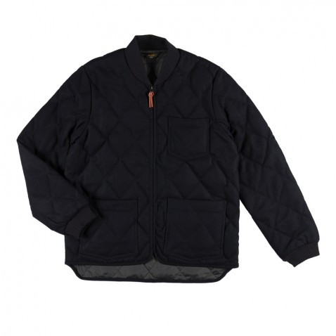 Blouson QUILTED WOOL Bleu Marine pour 249